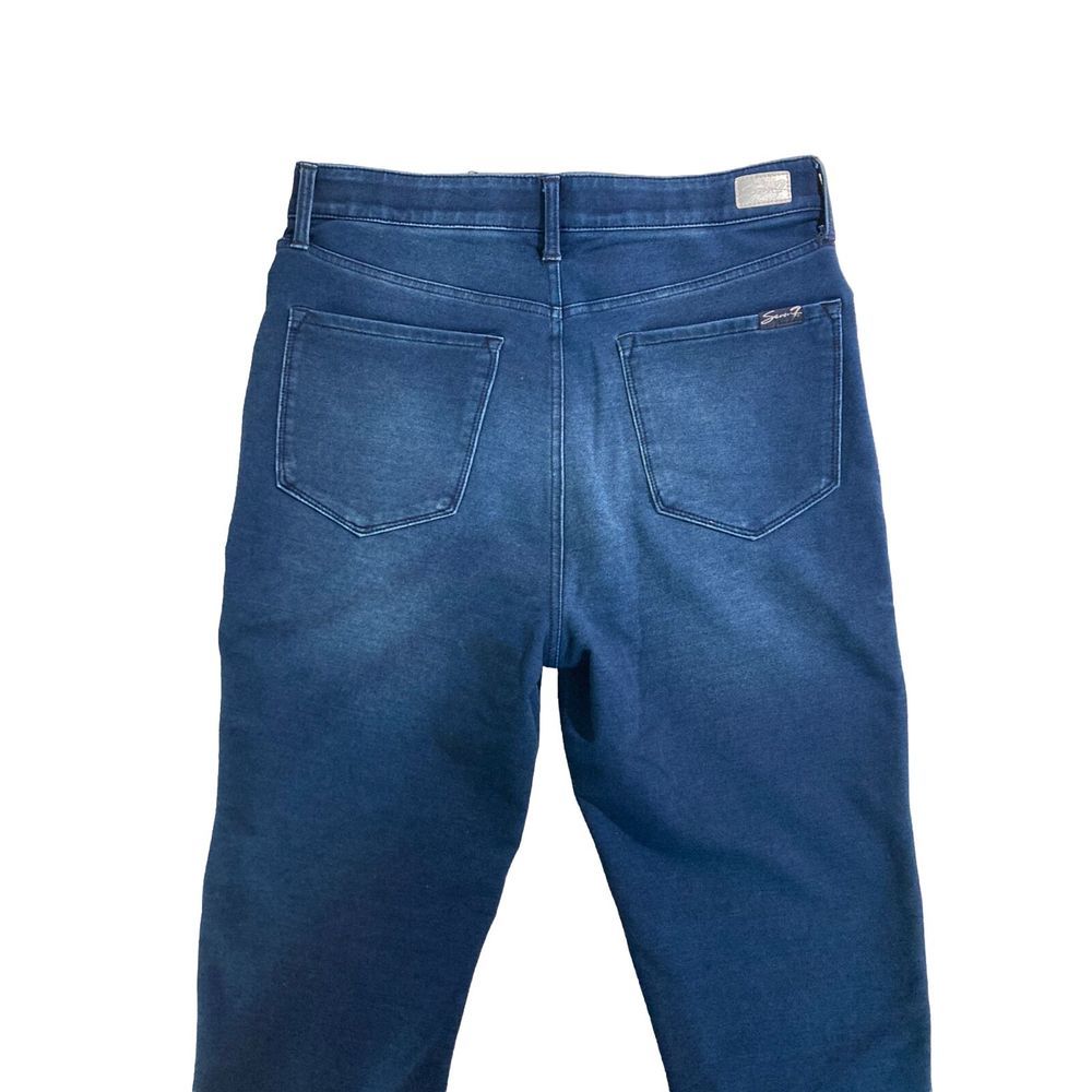 Seven7 Womens Blue Denim Skinny Fit Legging Jeans Size 8 (30x28.5 Measured) - Picture 7 of 16
